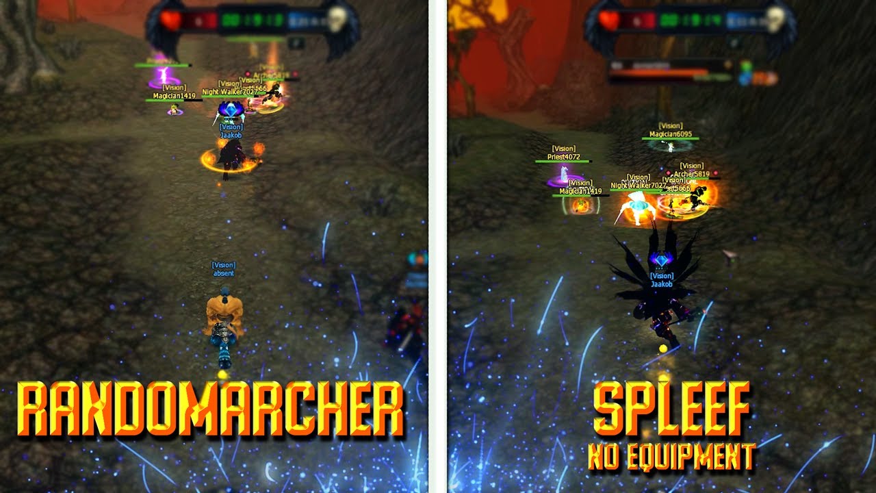 Spleef and RandomArcher Playing 4Story Battle Royale and HUMILIATE Everyone | Mage & Archer Gameplay