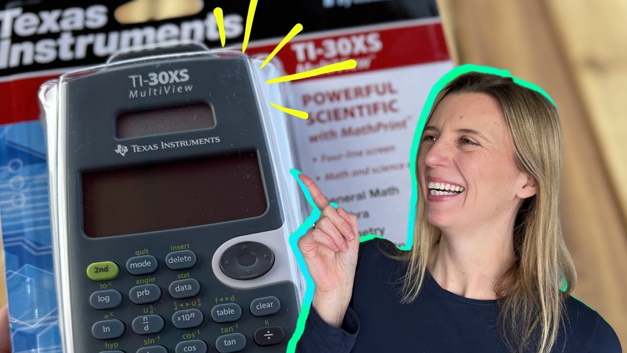 Master Math Class with the TI-30XS MultiView Scientific Calculator