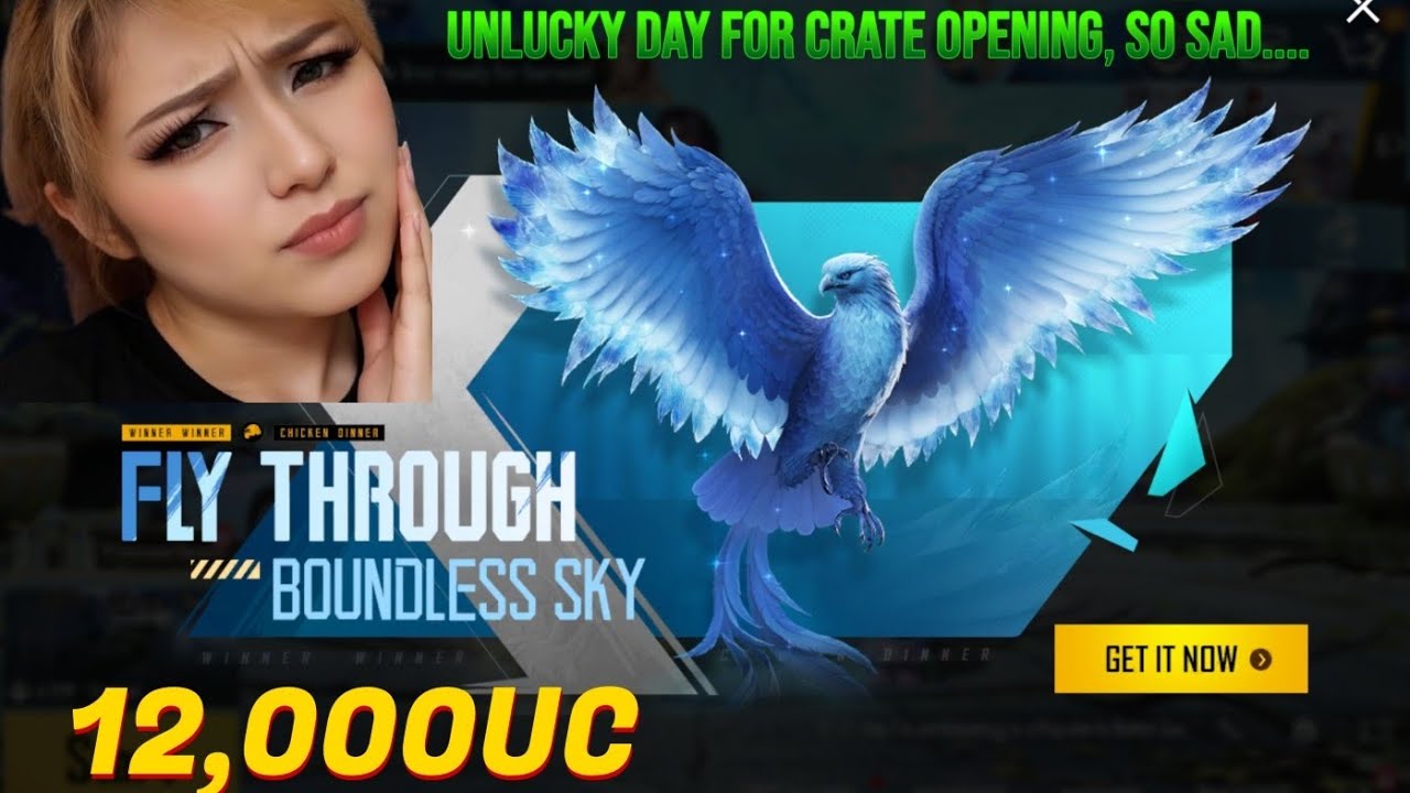 Открытие сундука «Счастливый спин» с новым скином «Ледник» от Falcon, гача.