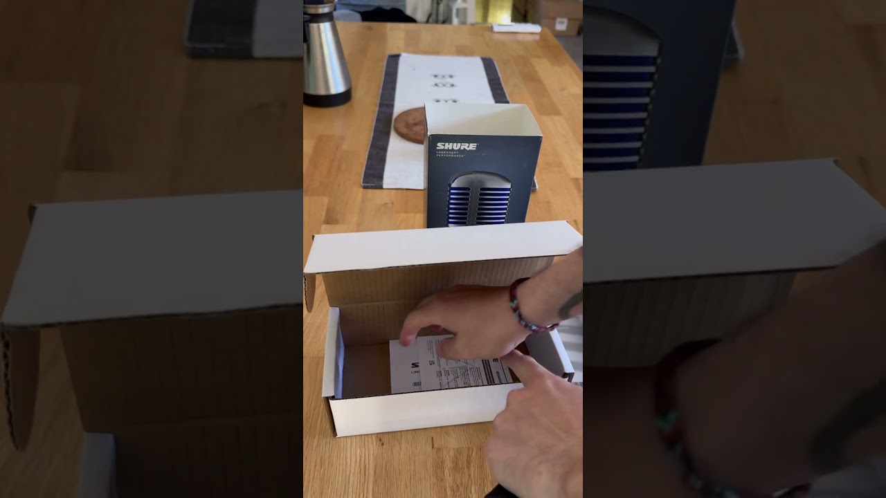 Unboxing the Shure Super 55 Deluxe #rock #oldschool #music #elvispresley