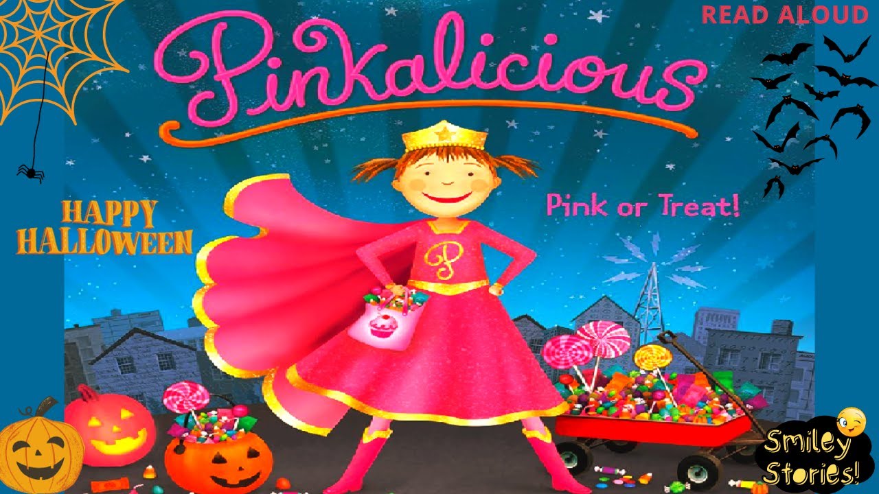 PINKALICIOUS: 💗Pink Or Treat! 🍭|| Halloween 🎃 Read Aloud || Smiley Stories 😊