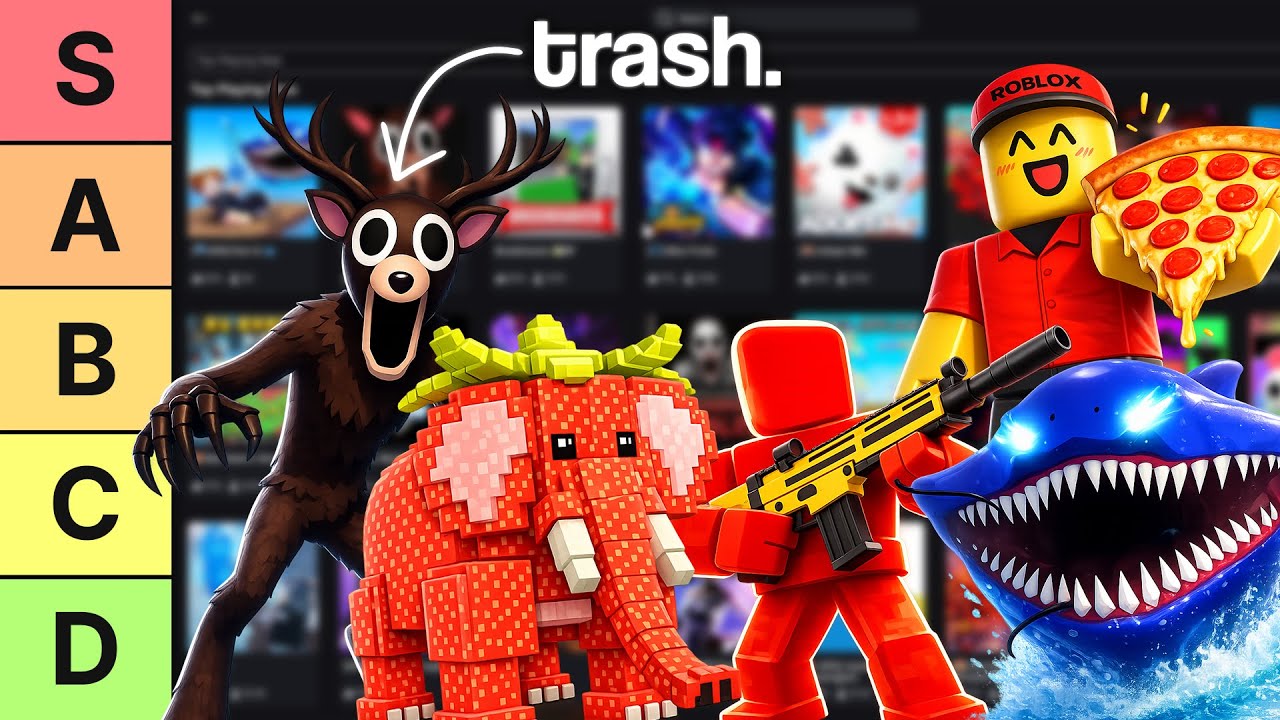 Ranking The Most Played ROBLOX Games