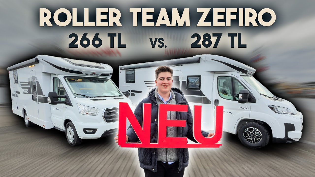 Roller Team Zefiro 266 TL vs. 287 TL - Das ist alles neu!