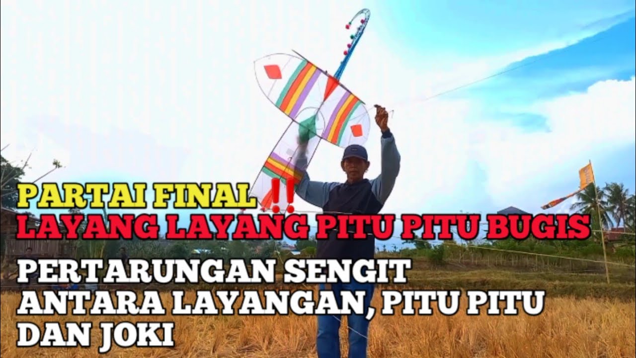 🔴Layang Layang Pitu Pitu Bugis, Perlombaan Layangan Pitu Pitu Bugis Di Atakkae, Sengkang Wajo Part 5