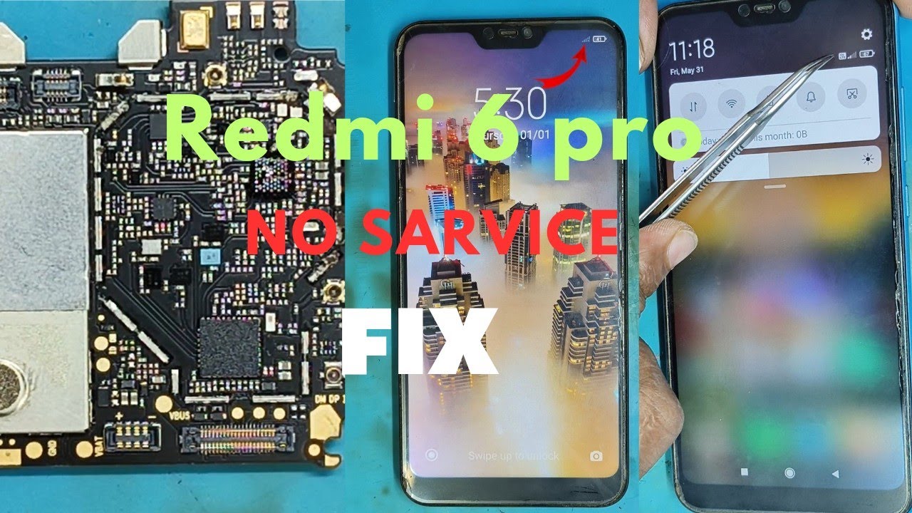 Redmi 6 Pro No Service Solution | Redmi 6 Pro No Network