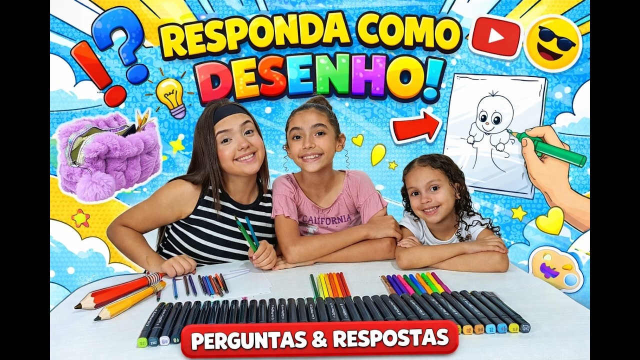 DESAFIO DO 🎨✨ SÓ VALE RESPONDER COM DESENHO! ✏️🔥