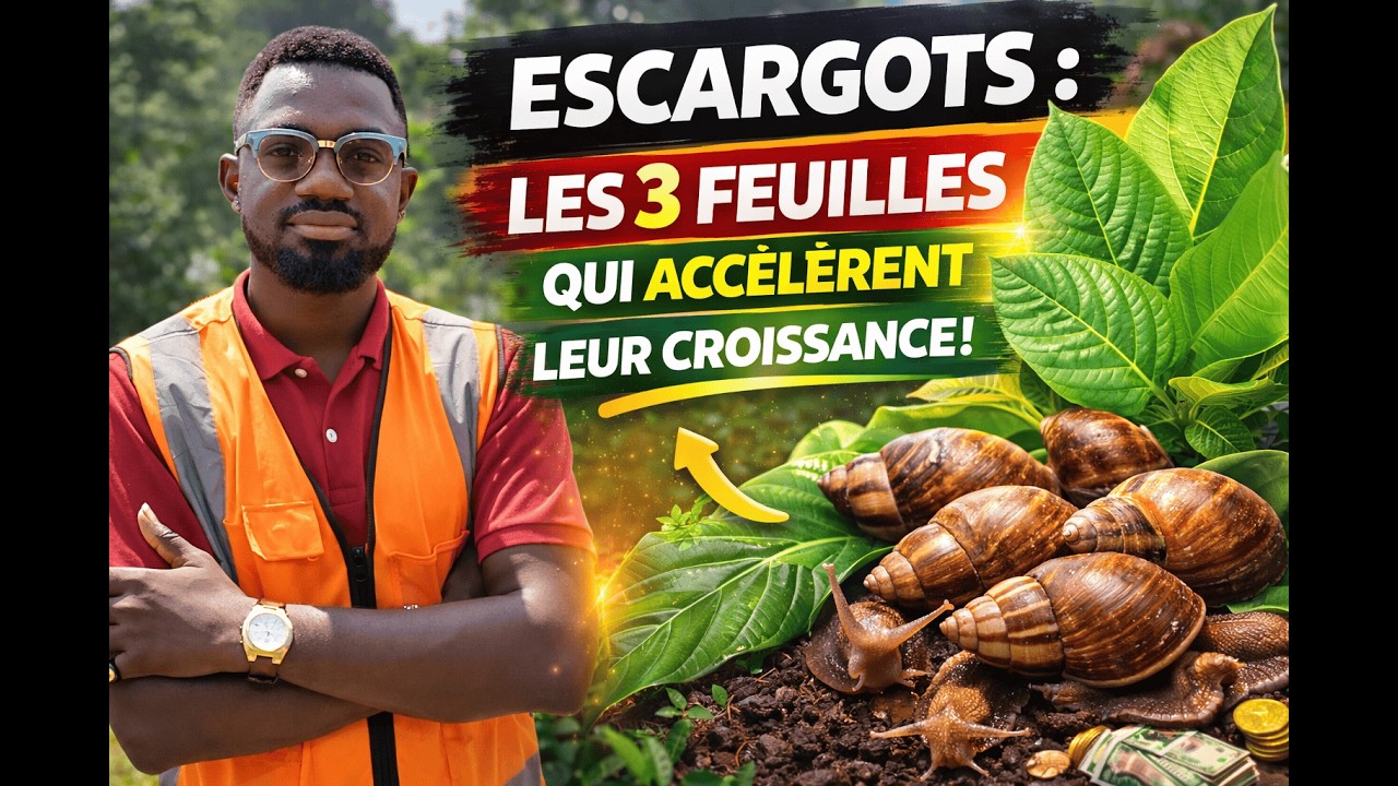 Escargots : Les 3 Feuilles Qui Accélèrent Leur Croissance ! 🌿🐌