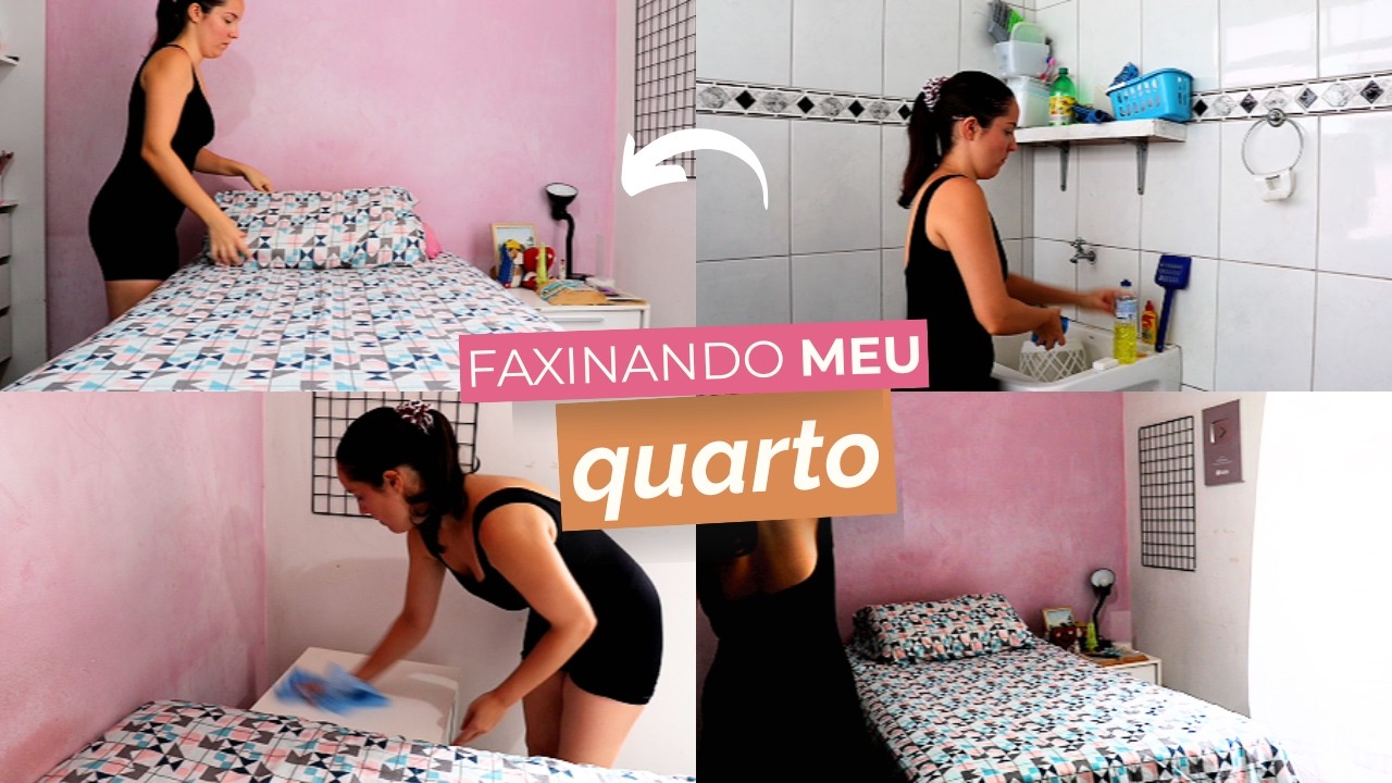 FAXINANDO MEU QUARTO | Organização + reset completo 🎀✨