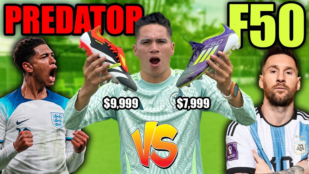 ADIDAS PREDATOR vs ADIDAS F50 😮⚽️ Los tachones más caros en el fútbol 2024 💰