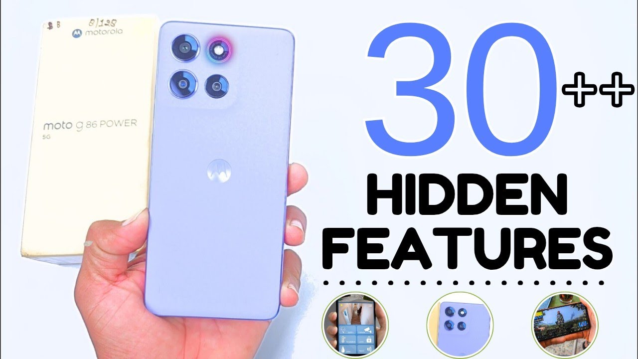 Советы и хитрости для Moto G86 Power 5G | Скрытые функции Moto G86 Power 5G: более 30 лучших