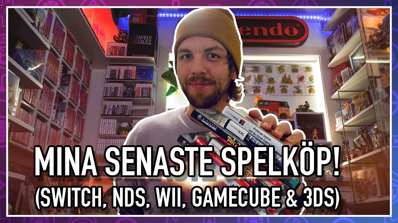 Speldags - Mina senaste spelink&ouml;p! (Nintendo Switch, Nintendo DS, Wii, Gamecube, Nintendo 3DS)