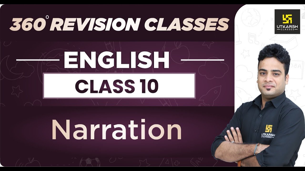 English | Class 10th | Narration | RBSE (Hindi Medium) | Rapid Revision | Shrawan Sir