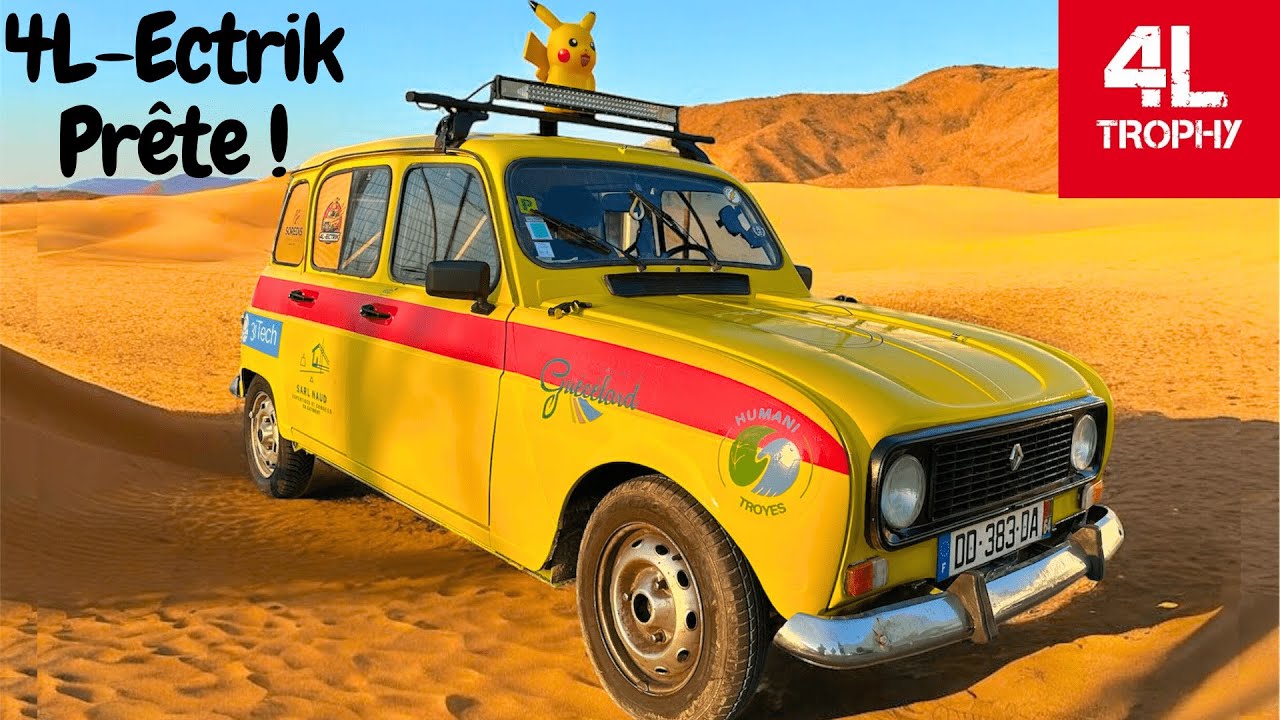 Peinture, méca… Tout est prêt ! Cap sur le 4L Trophy 2025 !