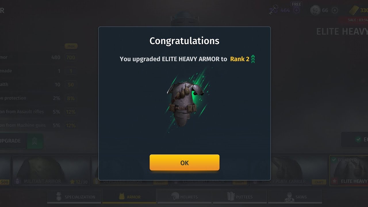 Buying skill and upgrading armor 💯⏫️⏫️🪖