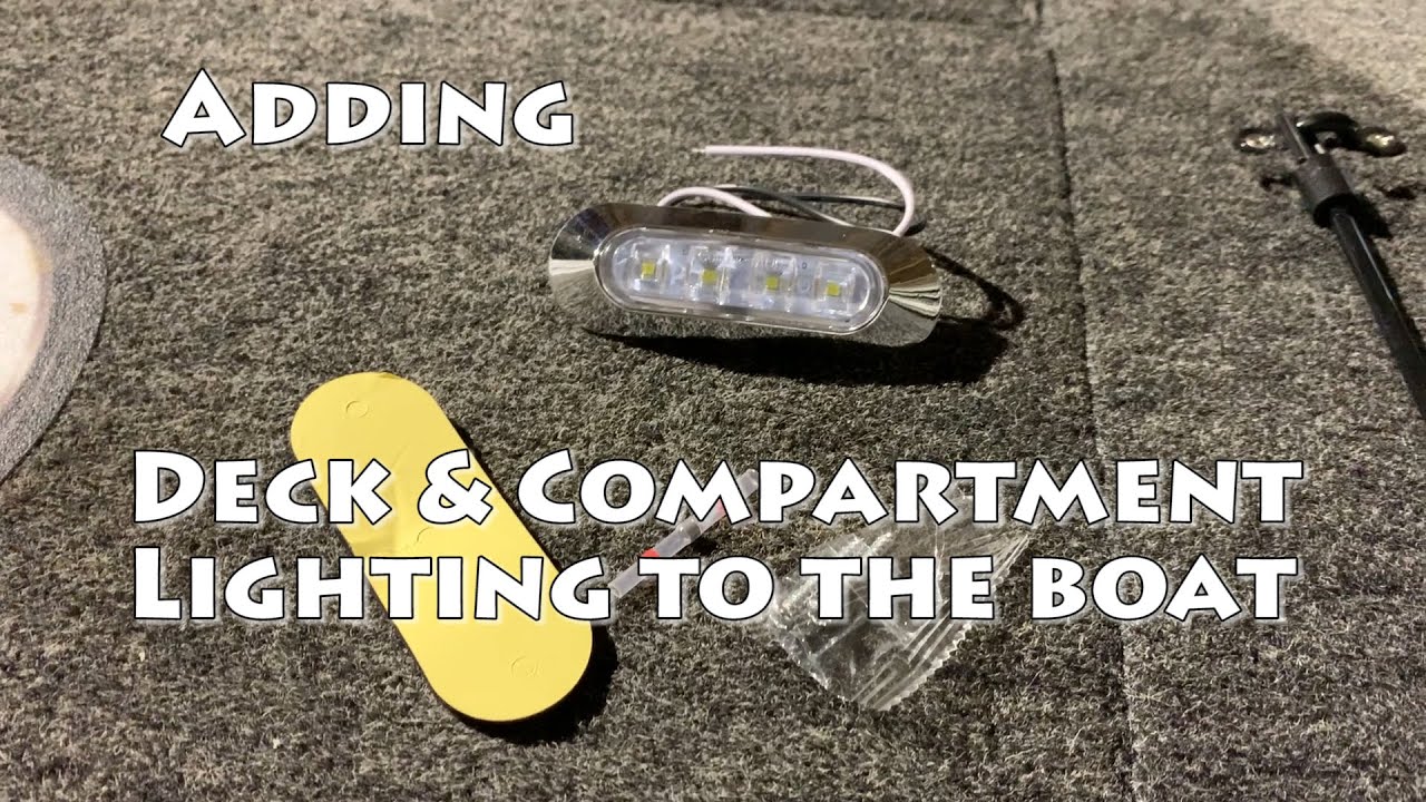 Lighting up the Champ!  Adding Deck and Compartment LIGHTING