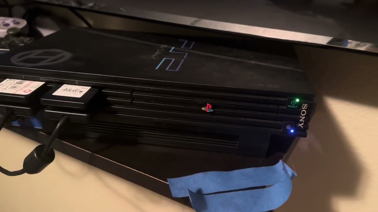 PS2 DVD based games will not read  - quick tape fix