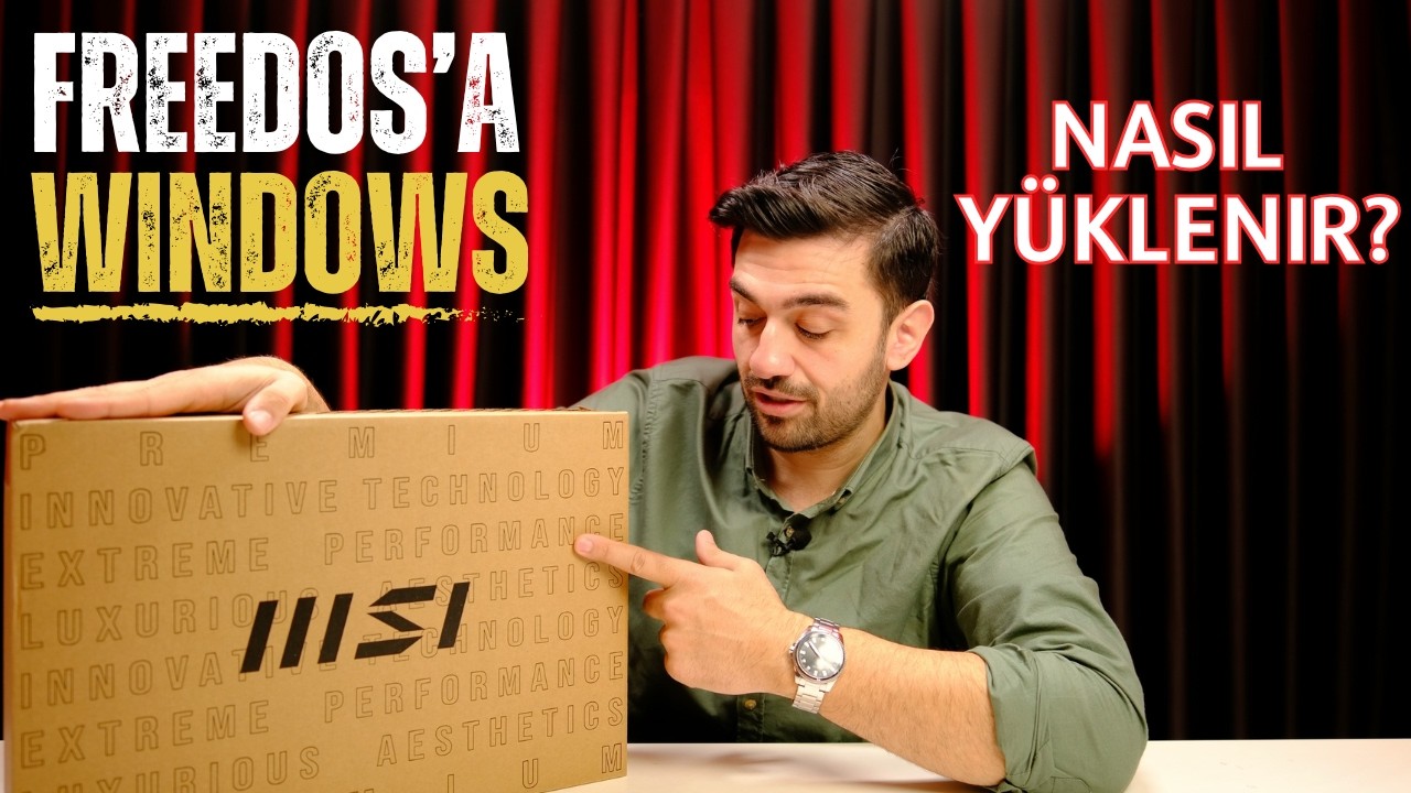FreeDOS Laptopa Windows 11 Kurulumu (EN BASİT ANLATIM)