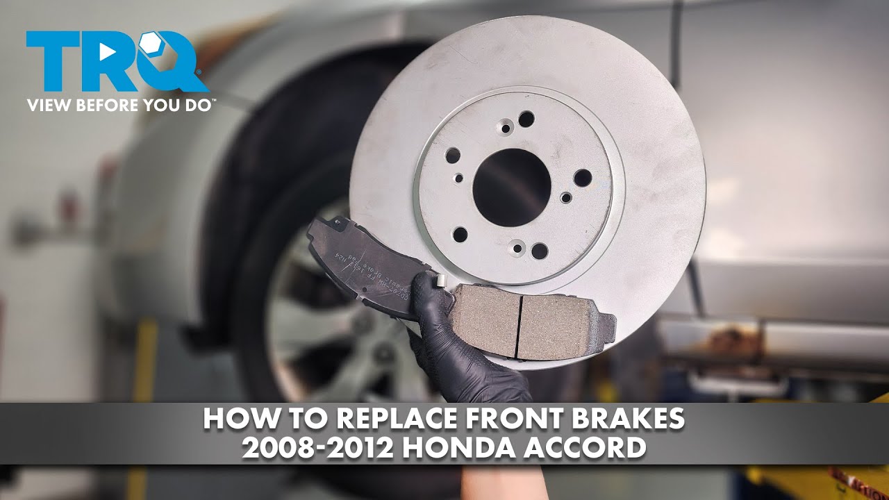How to Replace Front Brakes 2008-2012 Honda Accord