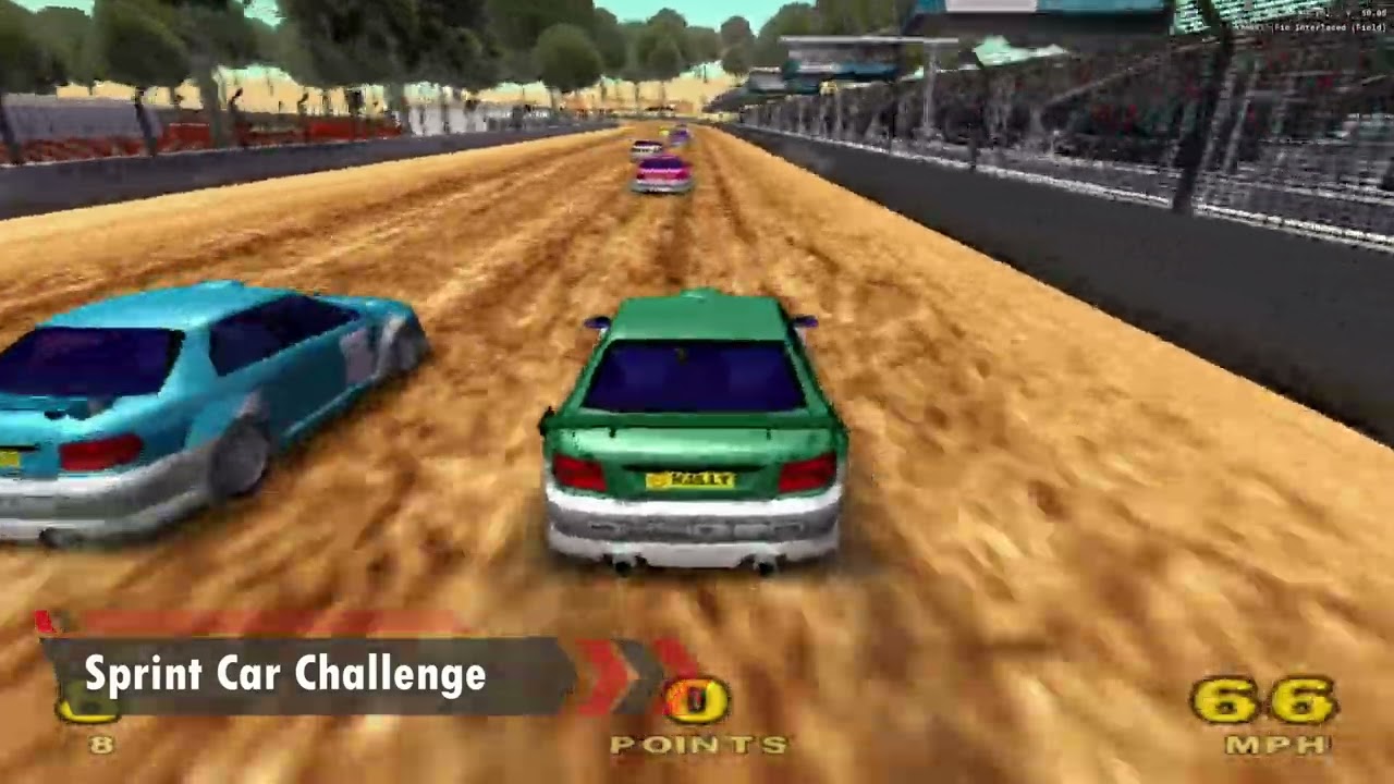 PS2 Racing Games - Sprint Car Challenge - 192 - PCSX2 Footage.