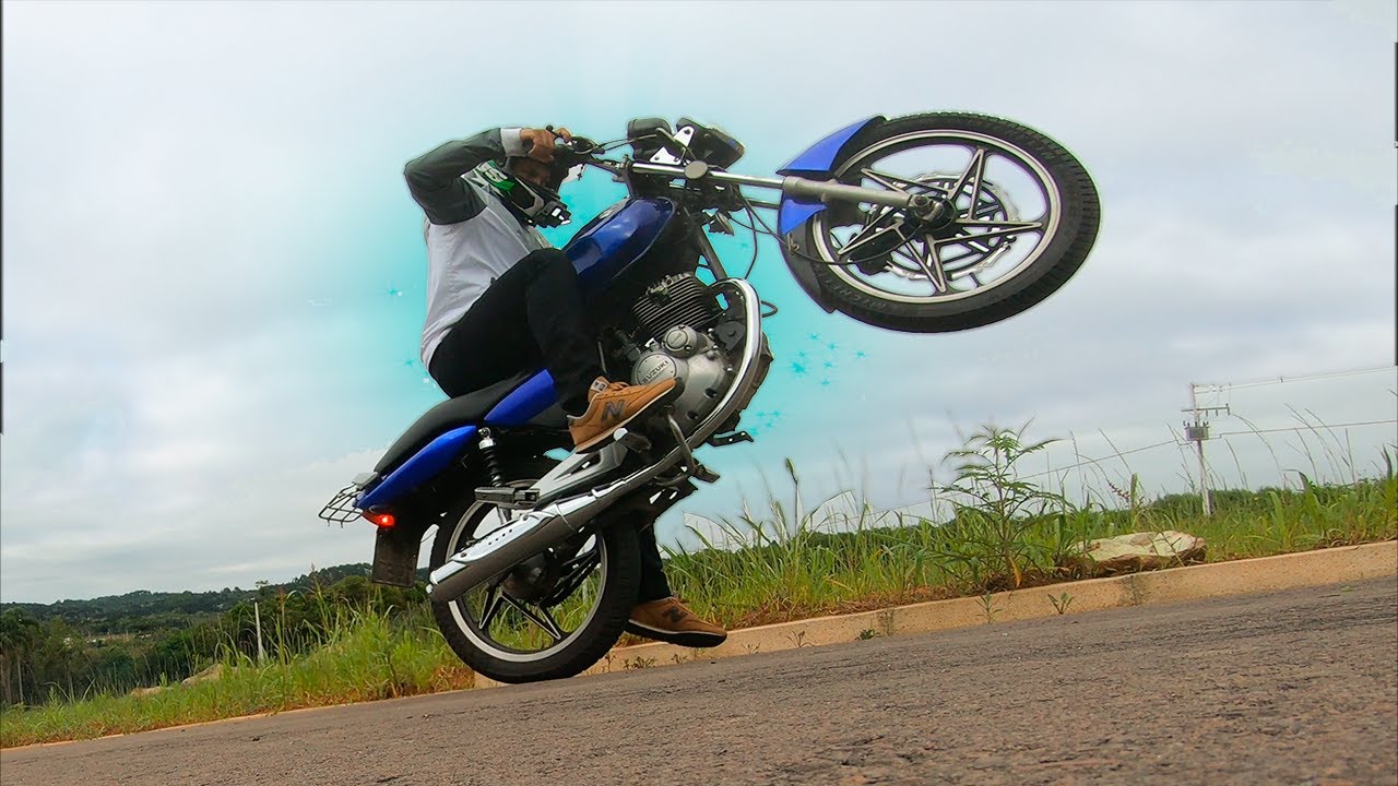 APRENDENDO A DAR GRAU COM A SUZUKI YES E VEJA OQUE ACONTECEU !!