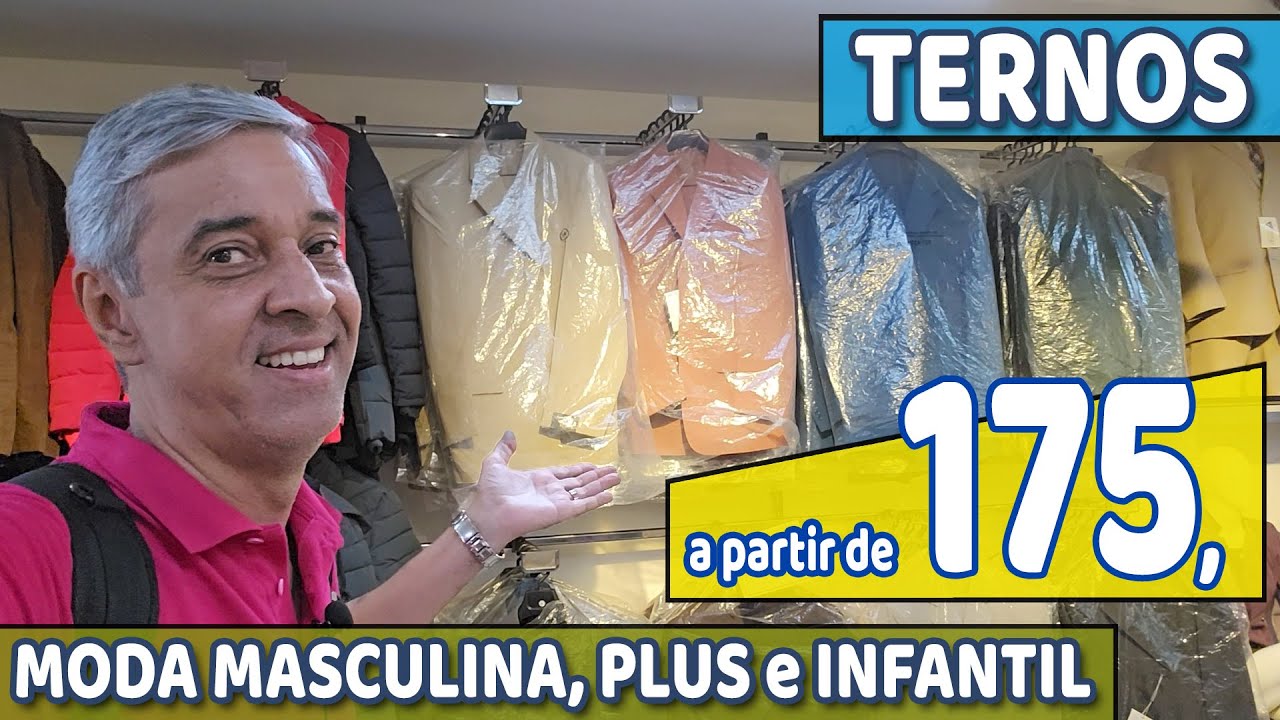 TERNO BARATO, MODA MASCULINA, PLUS e INFANTIL 😊😊