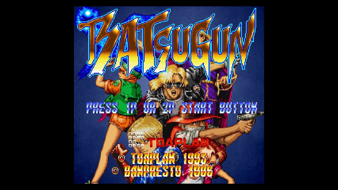 Batsugun (バツグン). [Saturn]. 1LC. No Death. No Bomb. Very Hard. 1080p. 60Fps.