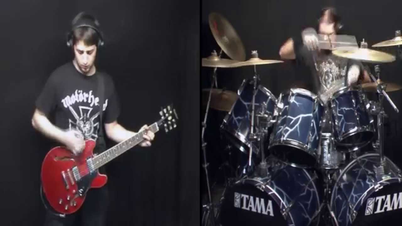 Motörhead - Born to Raise Hell (Drums & Guitar cover) [HD] feat. Loulou