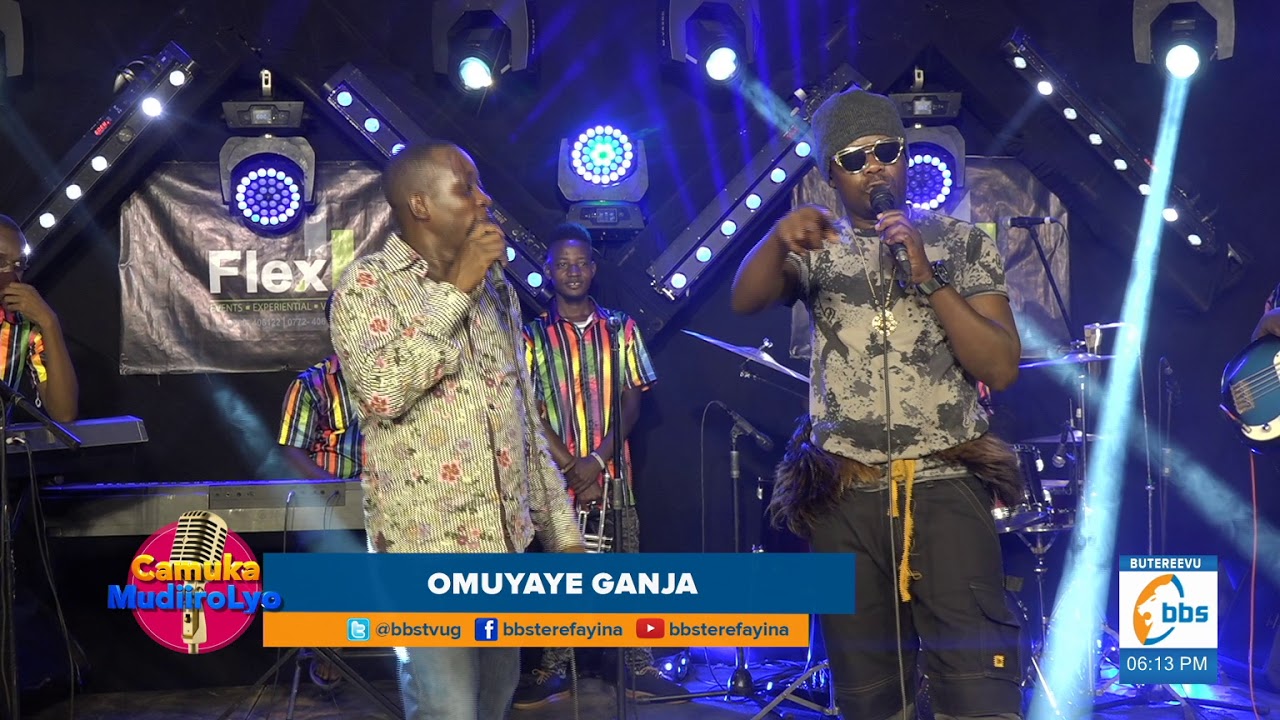 Omuyaaye Ganja gives an epic performance at camuka live band show