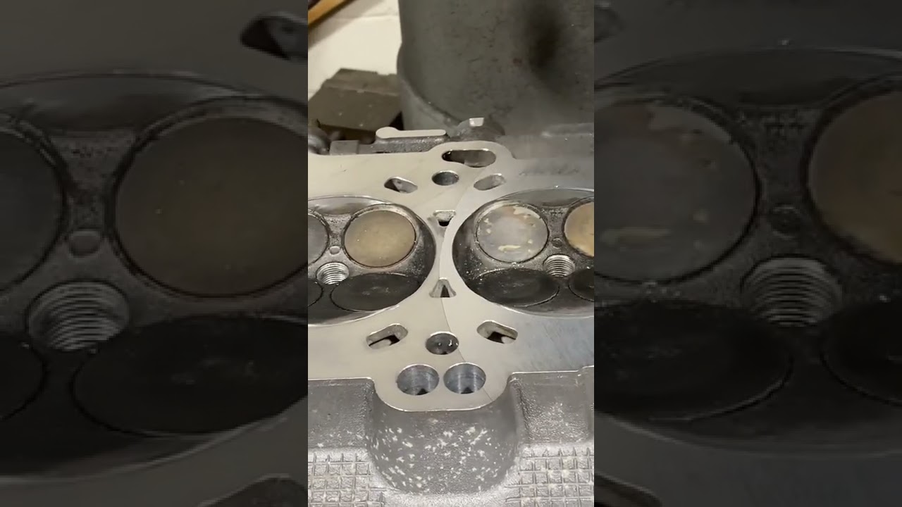 Milling warped Toyota RAV4 head on Bridgeport