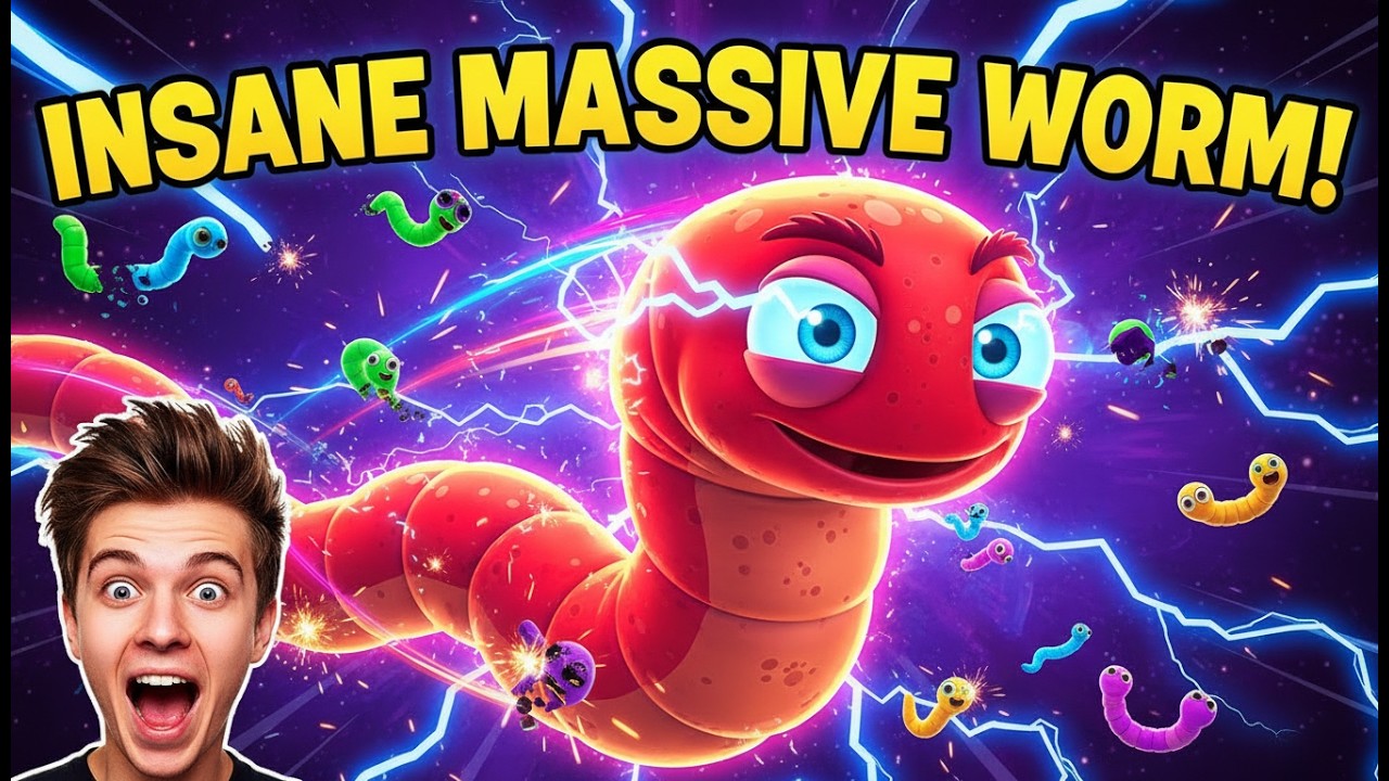 WormsZone.io 001 Slither Snake Top 01 /Best World Record Snake Epic WormsZonei Indian big snake