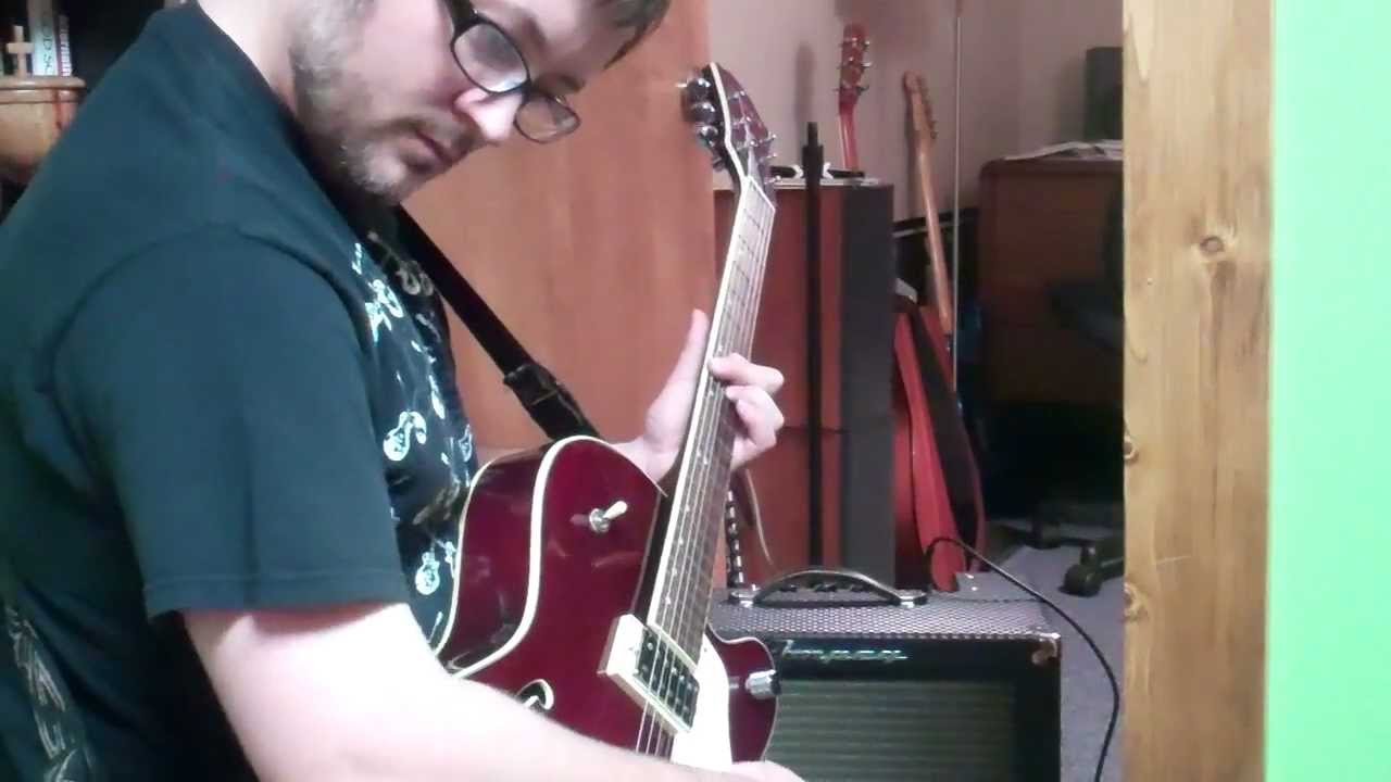 Ampeg Jet J-12D demo, with Aria FA-80 archtop