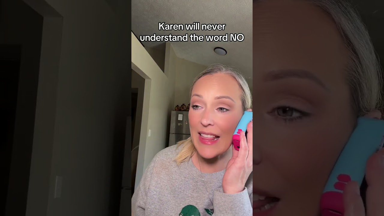 No means NOOOO Karen jeez 🙄#restaurant #story #pov #karen #storytime 