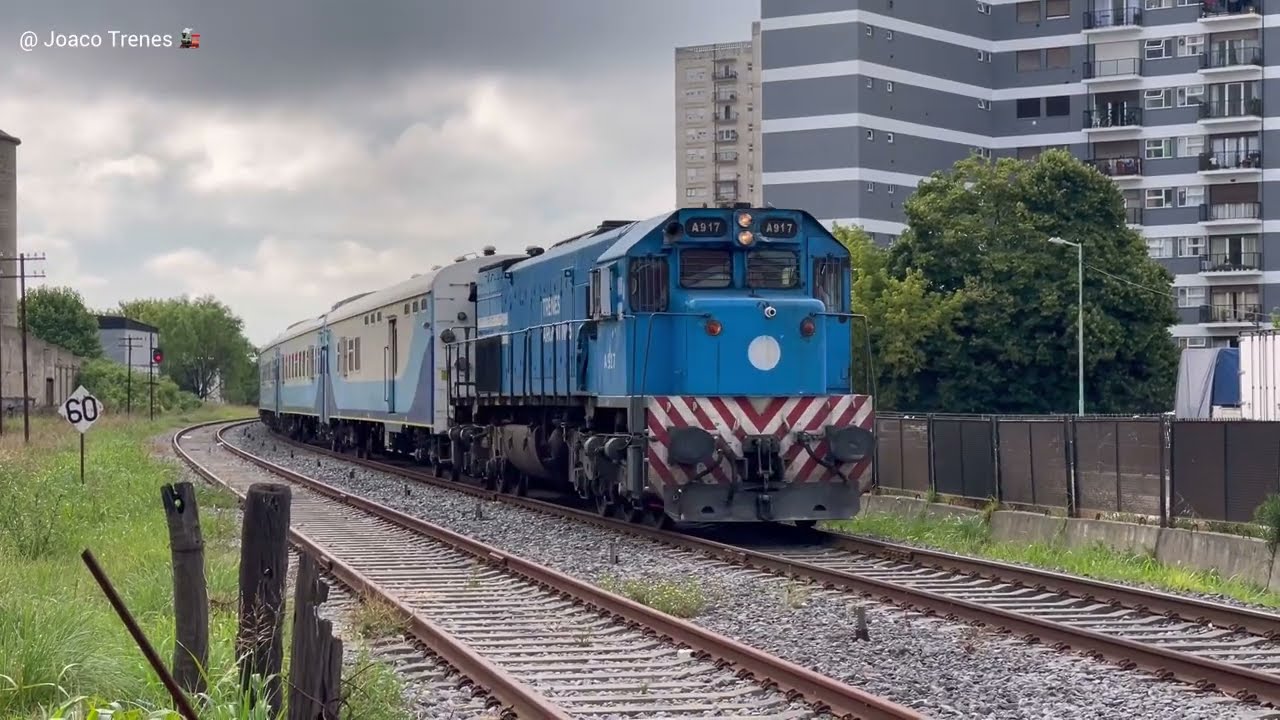 Entrada y salida de los Trenes a Mar del Plata!! | #trenesargentinos #lineagralroca 