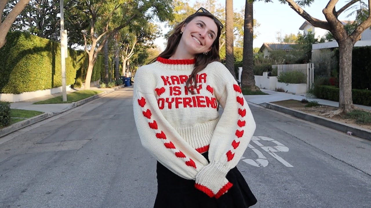 knitting my karma is my boyfriend sweater