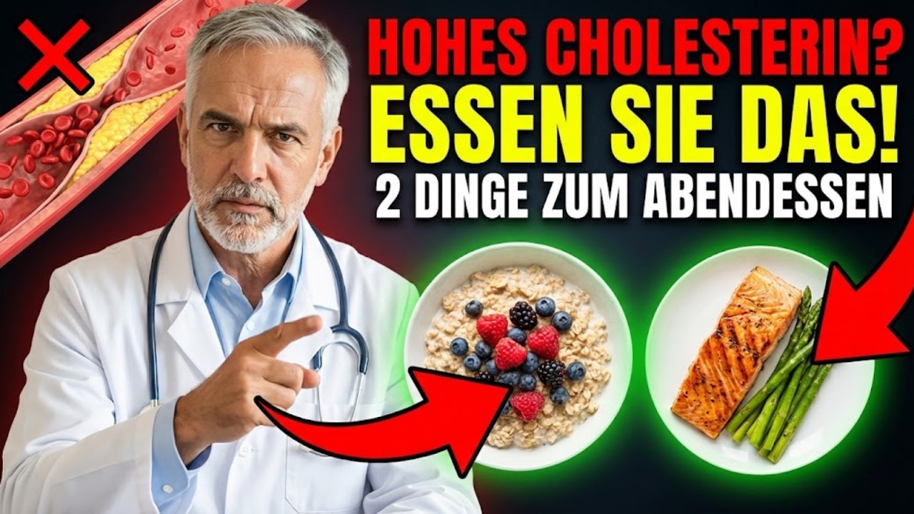 Hohes Cholesterin? Essen Sie diese 2 Dinge zum Abendessen