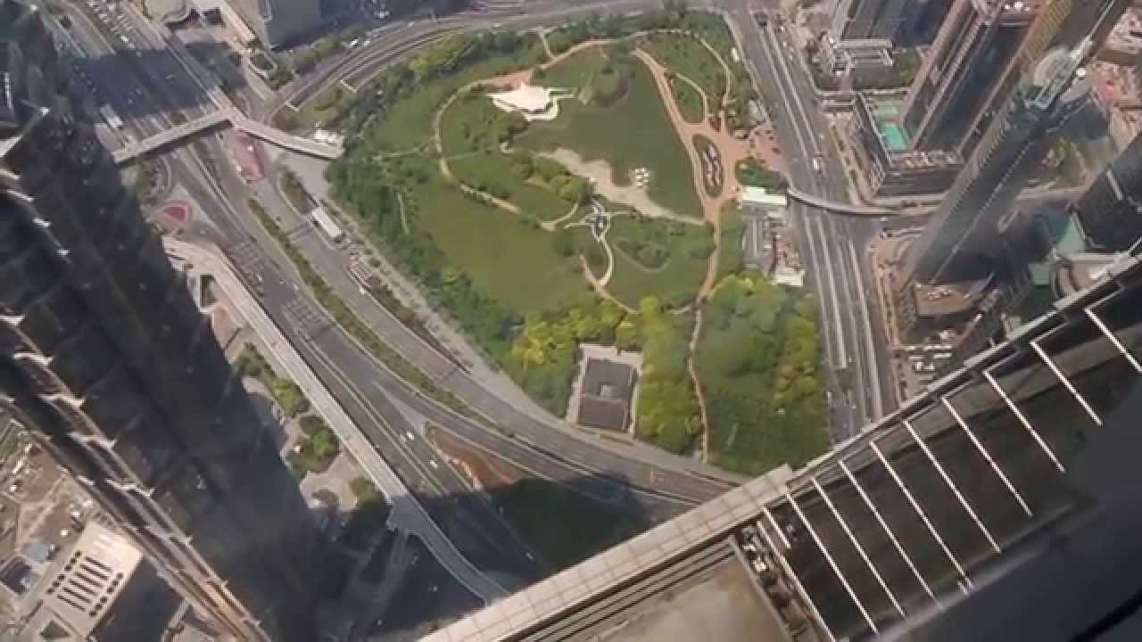On top of Shanghai World Financial Center