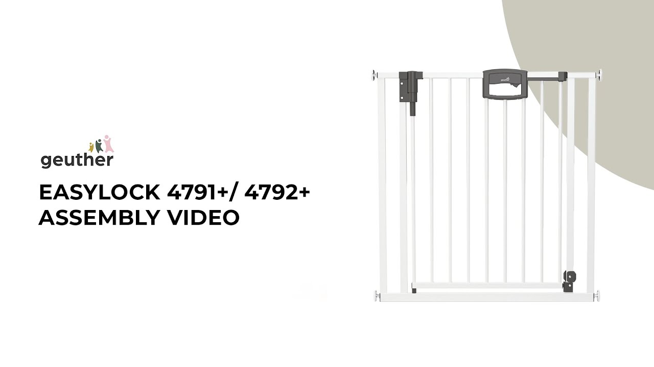 How to assembly Safety Gate Easylock 4791+/ 4792+