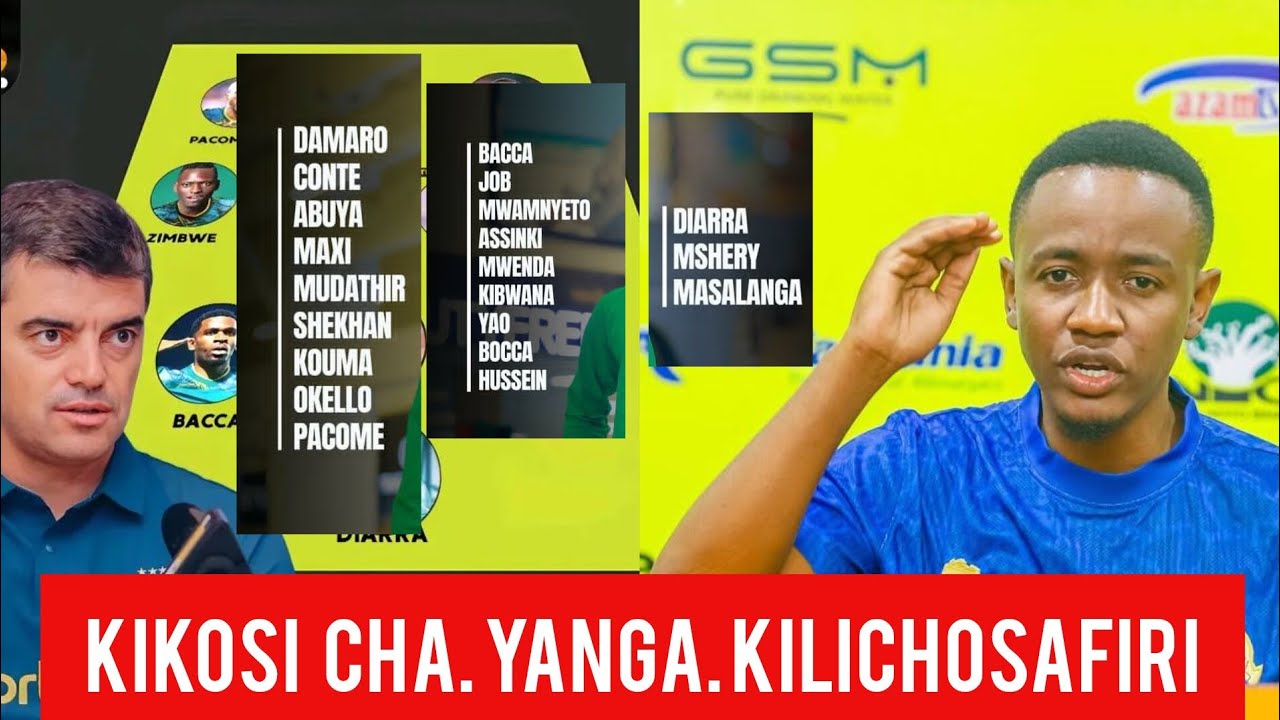 🔴BREAKING KIKOSI CHA YANGA HAKIJAPATA AJALI WANAOSAFIRI KUKABILIANA NA AL-AHLY MISRI KWA DAMU 