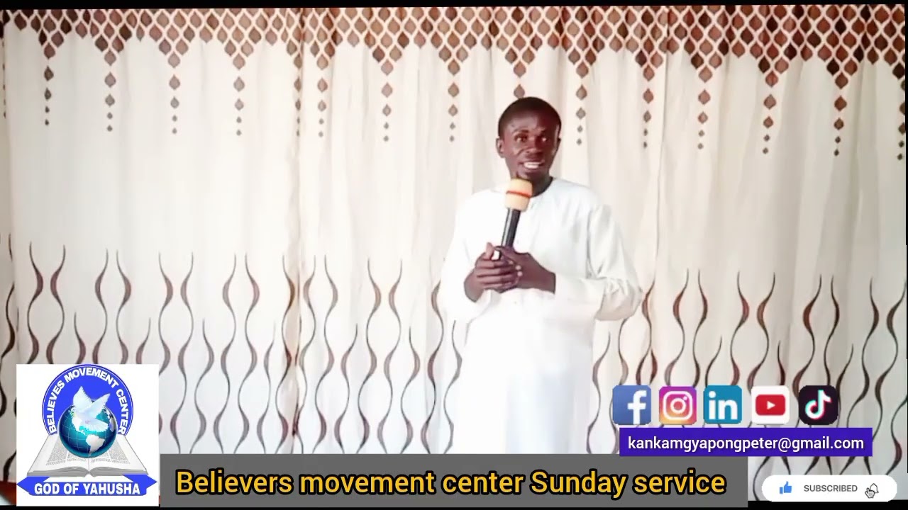 Awareness/ believers movement center Sunday service/prophet Peter kamkam gyapong.