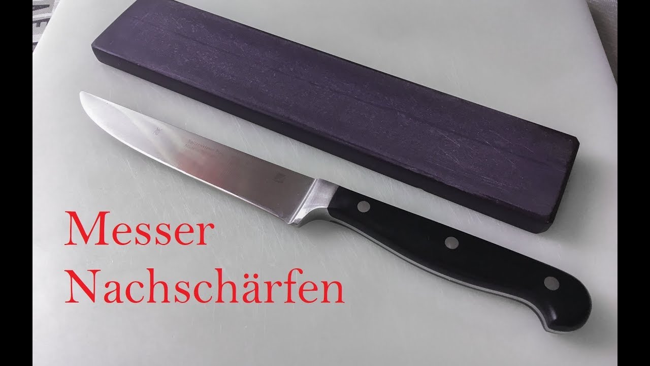 Messer nachschärfen auf dem Belgischen Brocken (BBW)