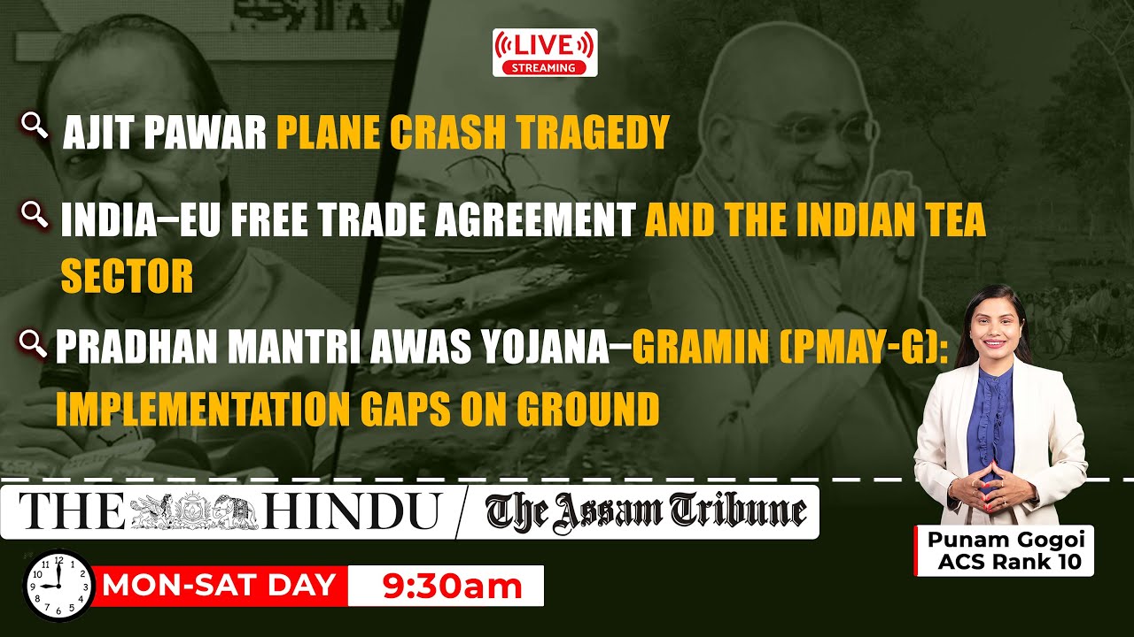 Current Affairs Live Class with Punam Gogoi (ACS Rank 10) |