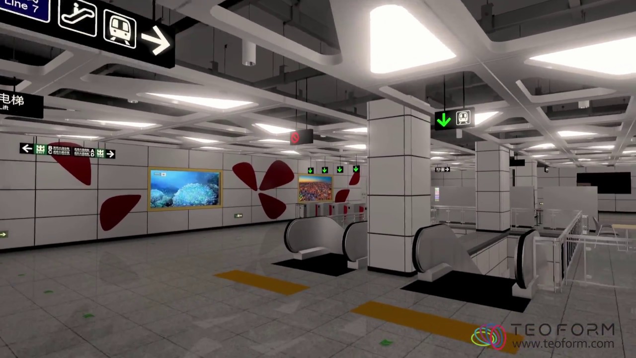 Building roaming for metro station in Fuzor!