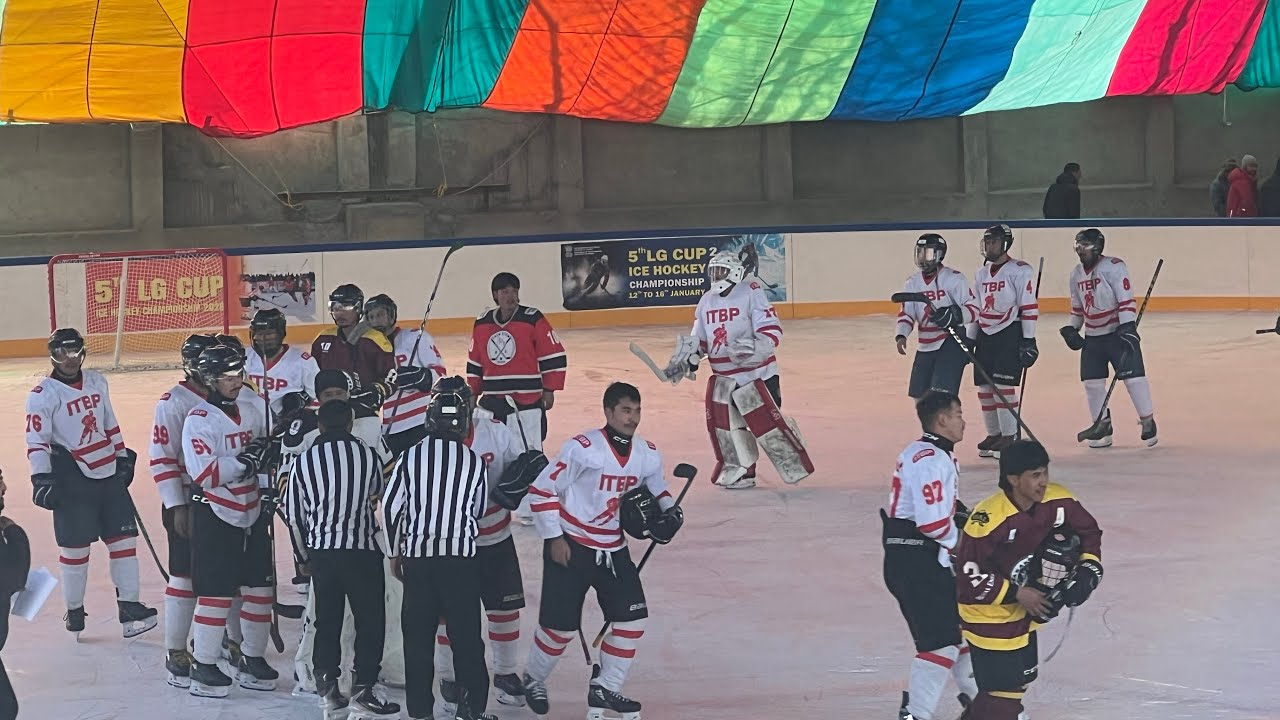 5TH LG CUP ICE HOCKEY MATCH 2026 SHAKAR CHIKTAN VS ITBP SEMI FINAL
