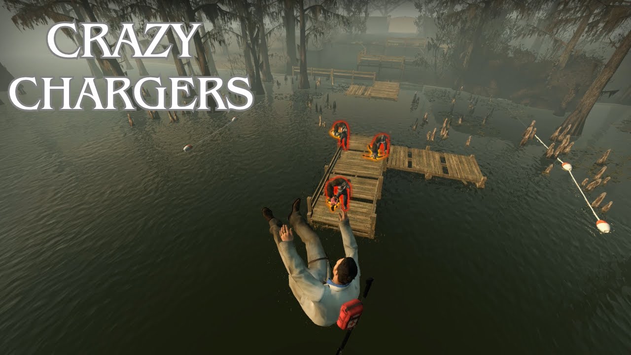 LEFT 4 DEAD 2 - CRAZY CHARGERS - БОЛОТНАЯ ЛИХОРАДКА - НОВЫЙ РЕЖИМ!