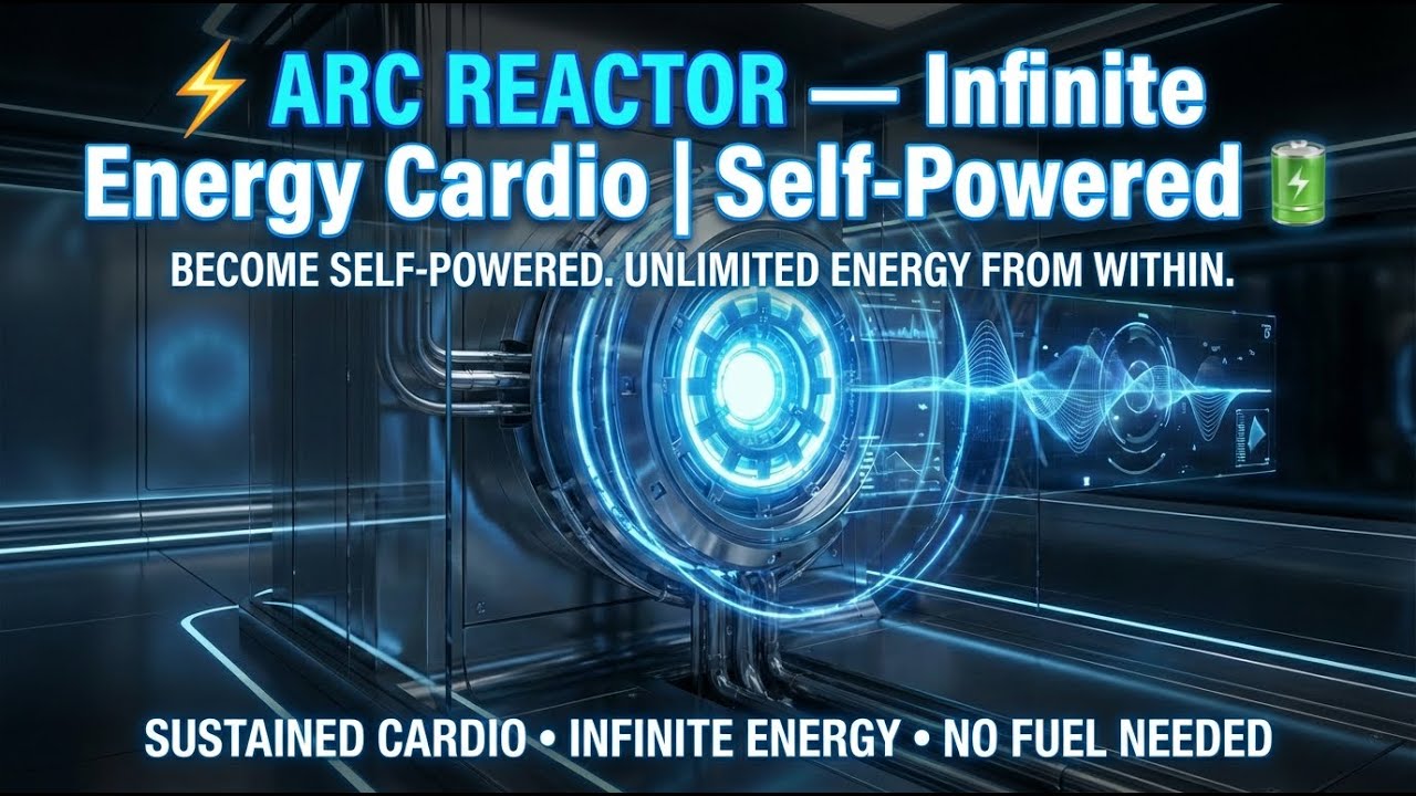 ⚡ ARC REACTOR — Infinite Energy Cardio | Self-Powered 🔋