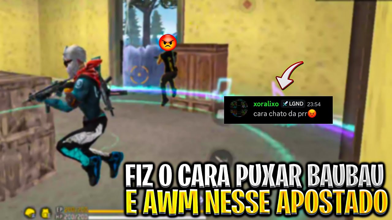 FIZ ESSE CARA PUXAR AWM E BAUBAU NO APOSTADO (joguei muito)