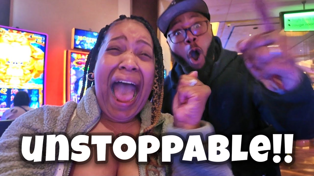 She Was Unstoppable Once She Found This Slot Machine!!