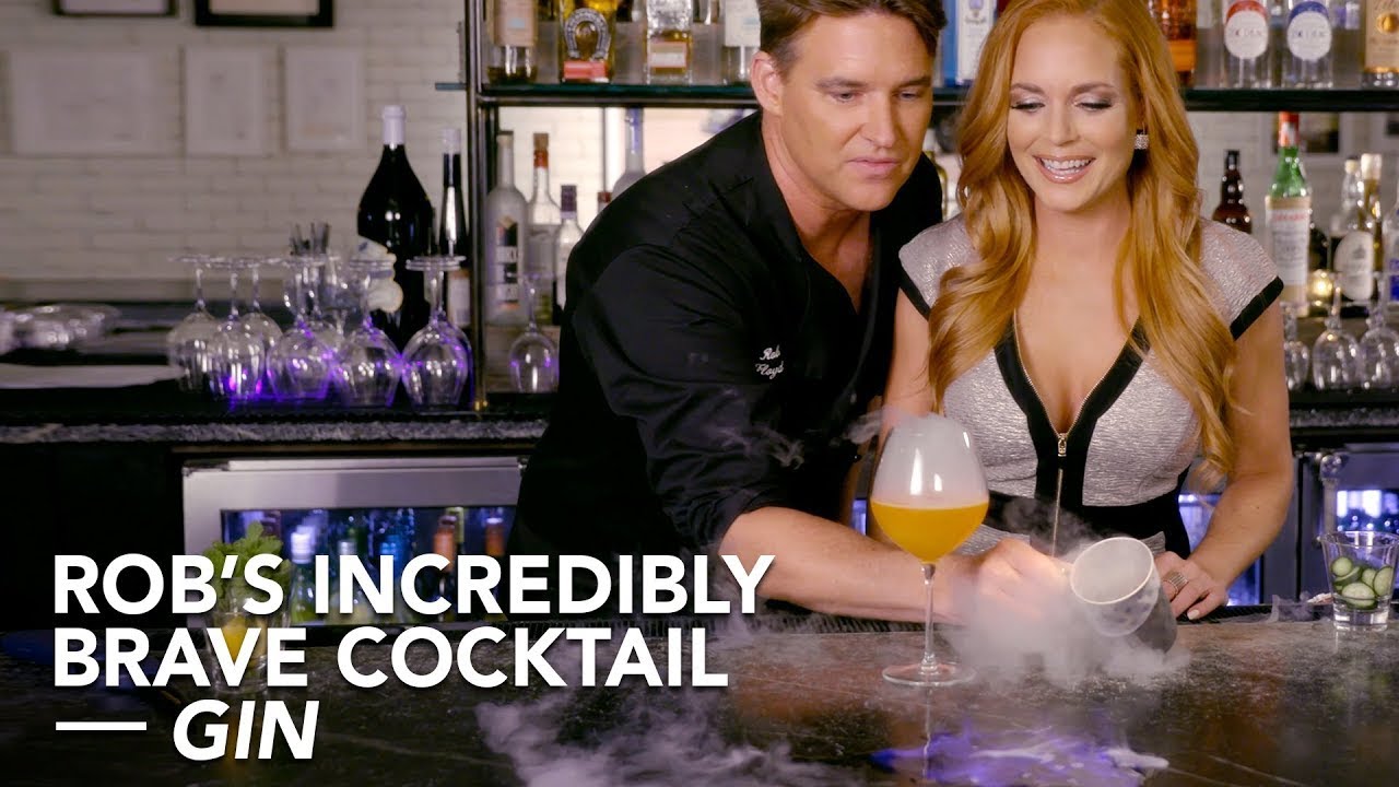 Bar Rescue barman ROB FLOYD makes a Fire & Ice Gin Cocktail - 4K | MIX Cocktail Hour