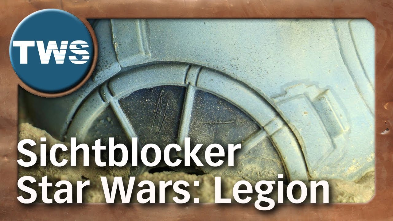 Tutorial: Star Wars Legion-Sichtblocker / scatter terrain (Raumschiff, Wrack, Tabletop-Gelände, TWS)
