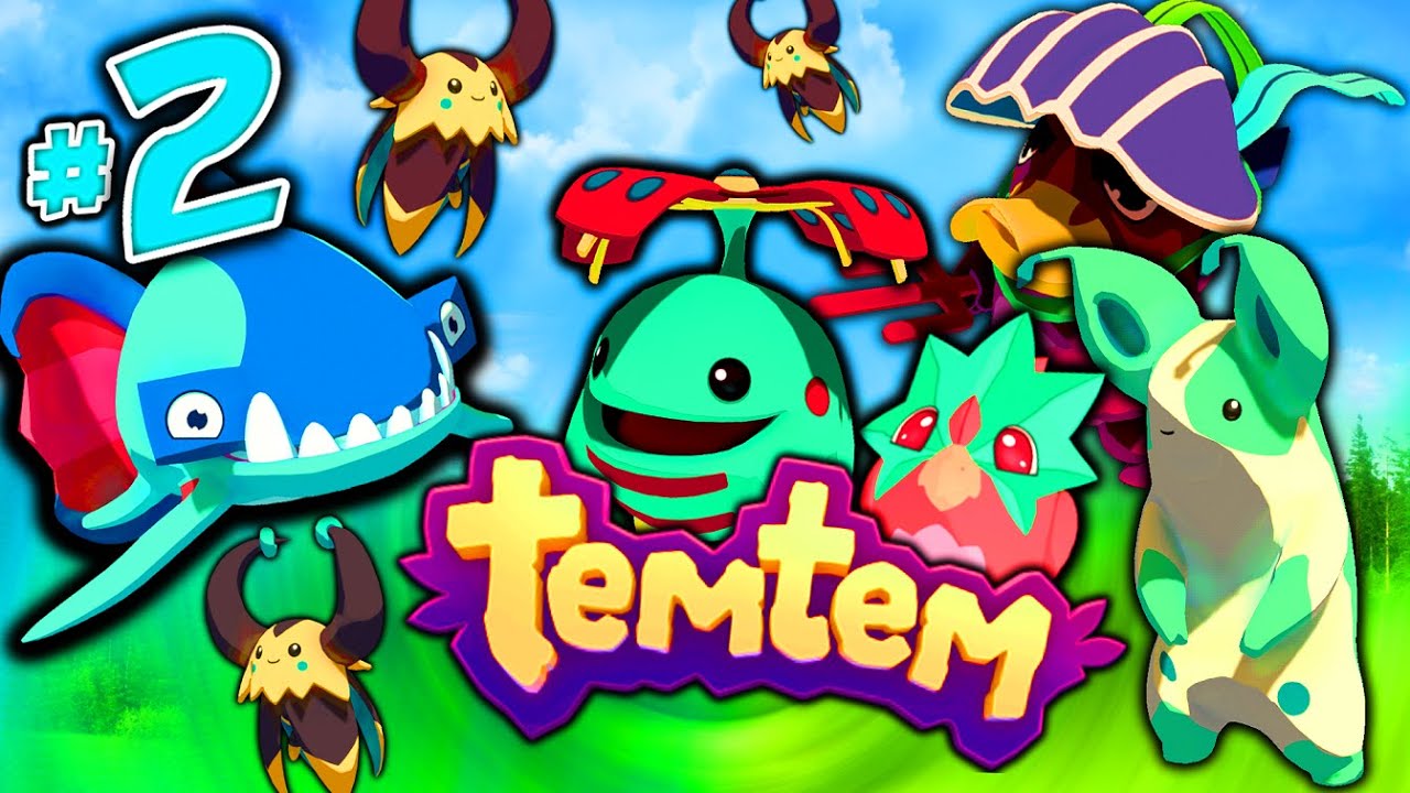 Temtem - "WE'RE GONNA BE TEMTEM MASTERS!" - Episode 2 (Pokemon Inspired MMO!)